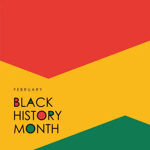 Vector illustration of Black history month celebrate. Vector illustration design graphic Black history month stock illustration