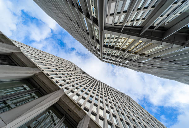 istock Low angle view of buildings against sky 1462591707