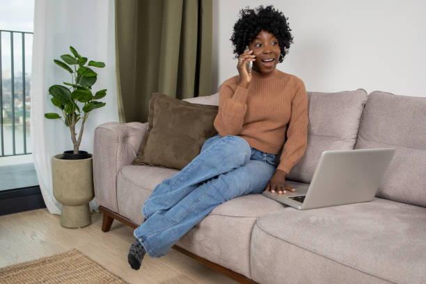 istock Woman working from home 1462612348