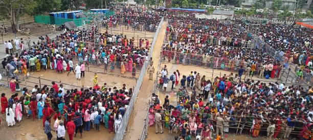 istock Vijayawada temple darshanam dusara festival 1462624596