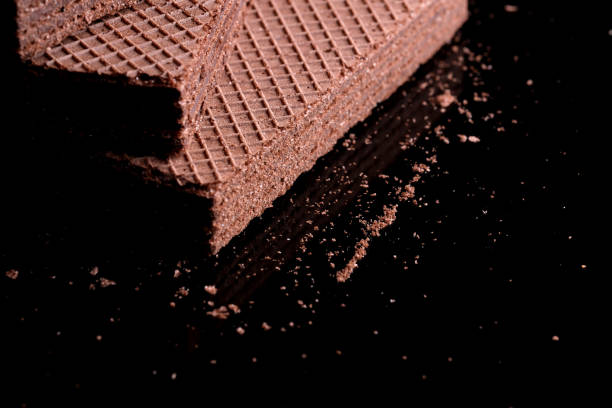 istock Delicious fresh waffles with hazelnut chocolate 1462624674