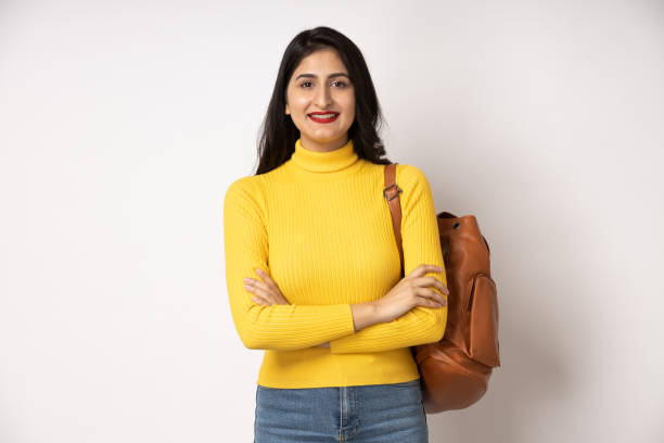 istock Smiling student with backpack stock photo 1462634195