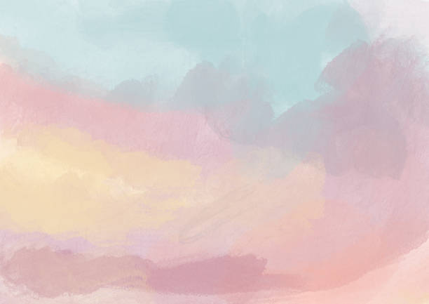 istock watercolor background with pink, blue and yellow colors 1462635999