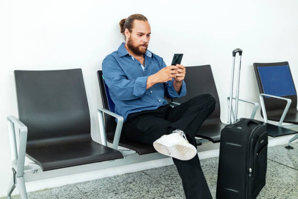 istock Businessman in the airport 1462655893