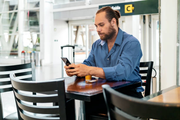 istock Businessman in the airport 1462655929