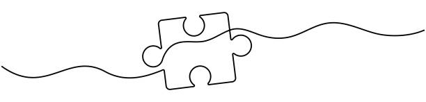 Continuous Line Riddle 120+ Continuous Line Puzzle Stock Photos, Pictures & Royalty-Free ...