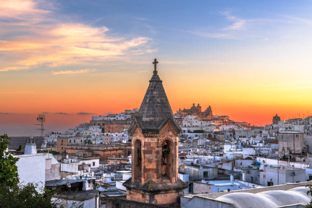 istock Ostuni, Italy Old Town at Dawn 1462670495
