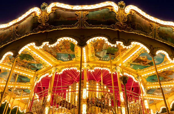 istock Night image of a ride in motion 1462671881