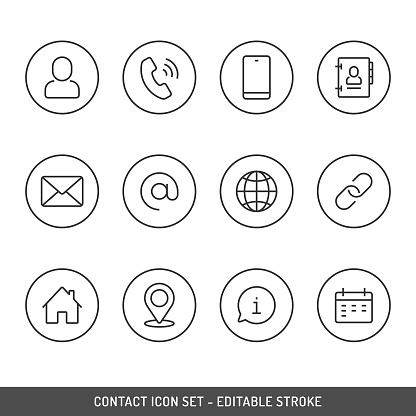Scalable to any size and Editable Stroke. Vector Illustration EPS 10 File.