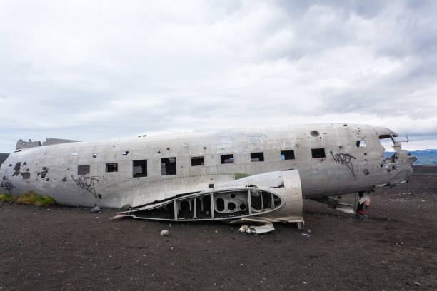 istock Solheimasandur plane wreck view. South Iceland landmark 1462678218