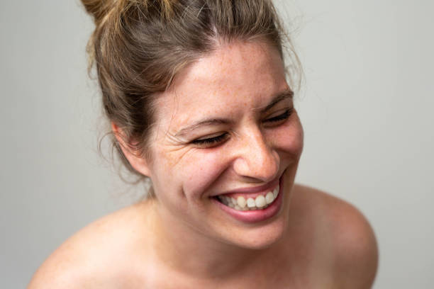 istock A beautiful freckled woman 1462686769