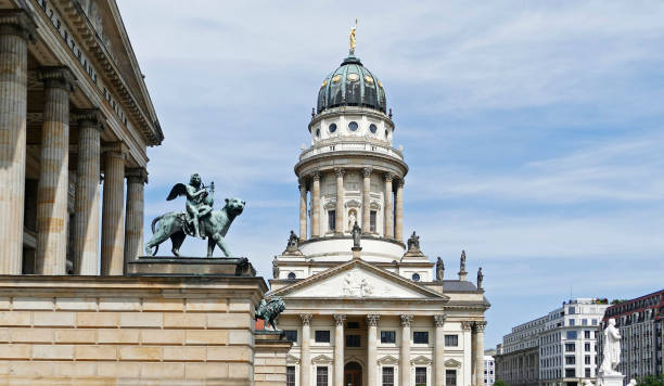 istock Central Berlin - streetview with classical buildings 1462689054