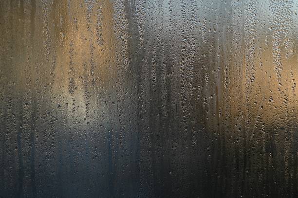 istock texture of the drops on the glass. 1462707103