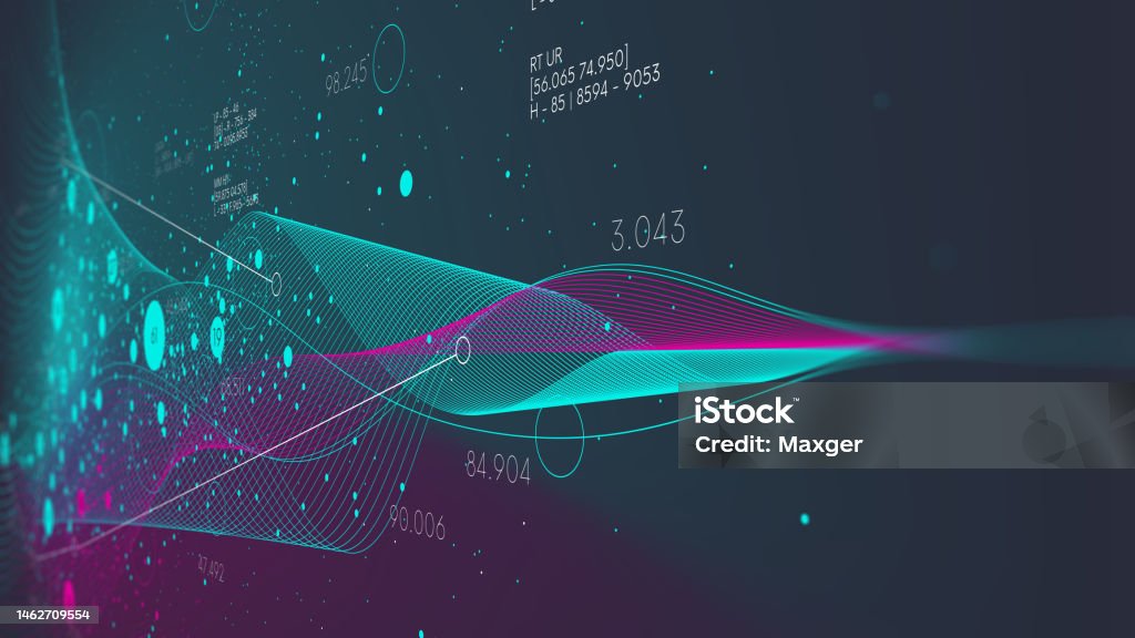 Visualization Digital Flow Of Information Processing And Structuring ...