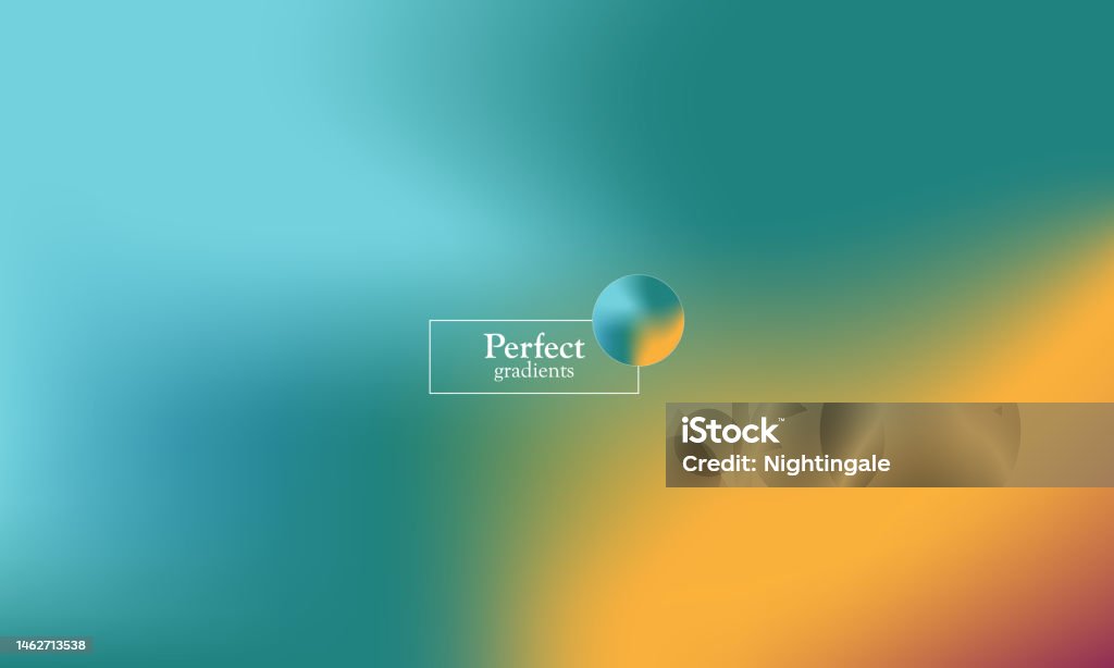 Perfect Gradient Color Perfect Gradients Iridescent Gradient Background Stock Illustration ...