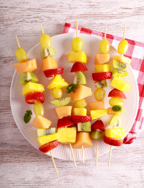 istock Fruit Skewers fun and healthy 1462726659