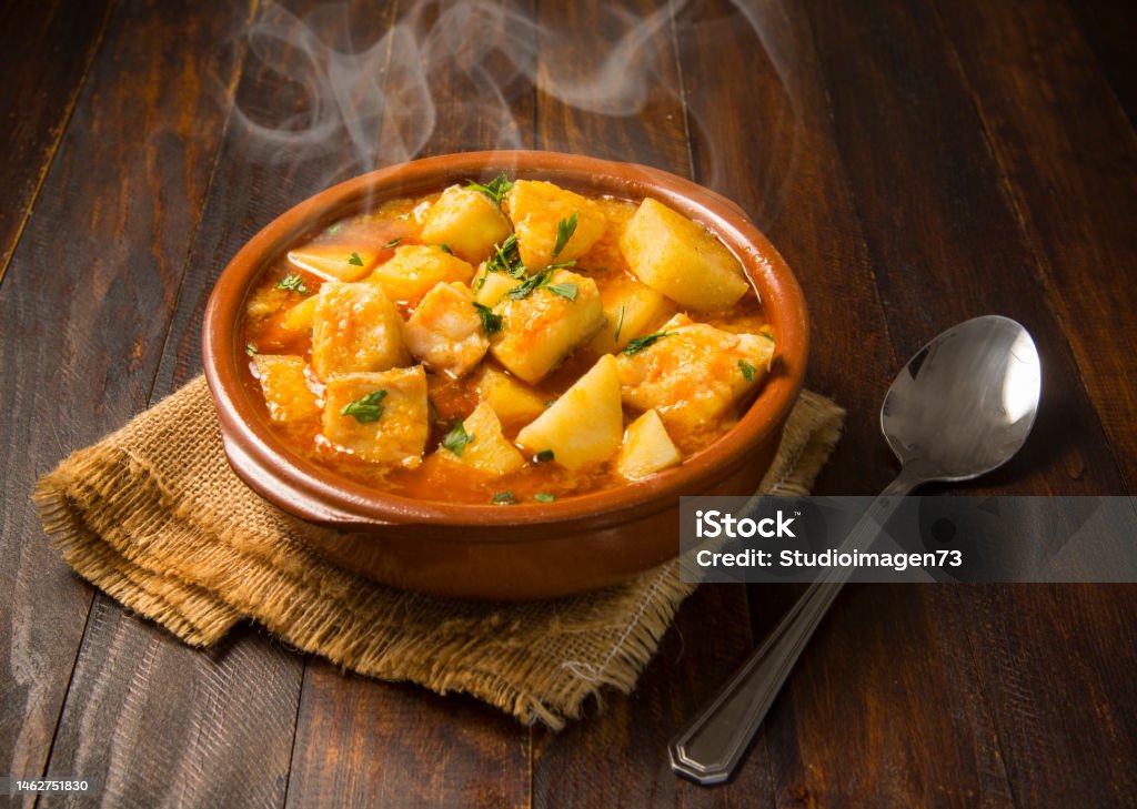 Stewed Cod Stewed Cod Stock Photo - Download Image Now - Cod, Casserole, Fish Stew ...