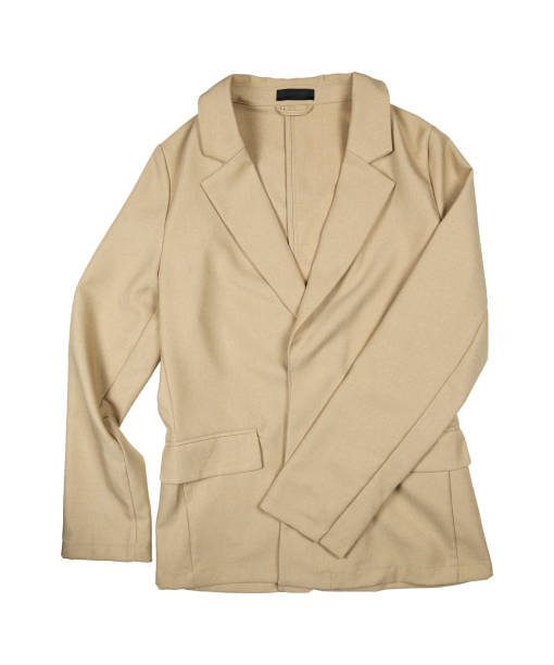 istock formal beige jacket for women 1462763553