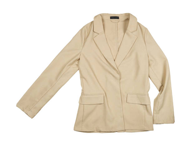 istock formal beige jacket for women 1462764077