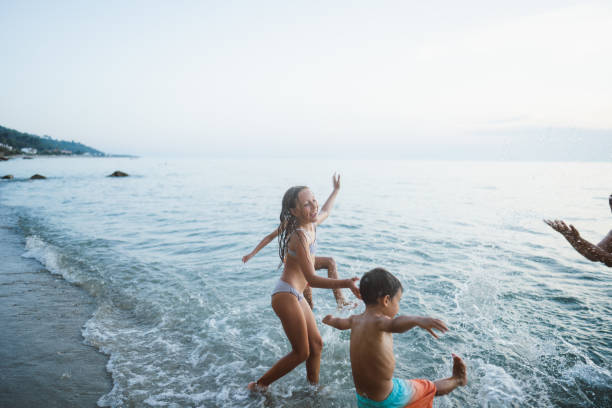 istock Happy moments at the beach 1462771064