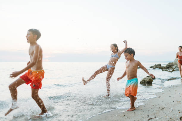 istock Happy moments at the beach 1462771092