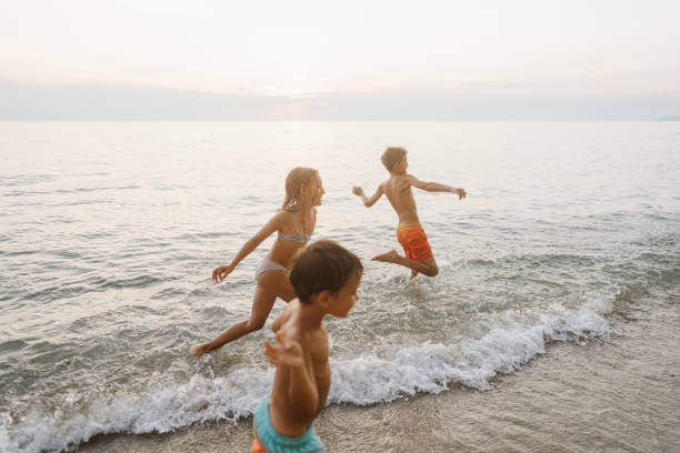istock Happy moments at the beach 1462771093