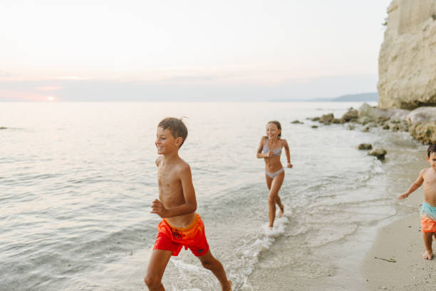 istock Happy moments at the beach 1462771828