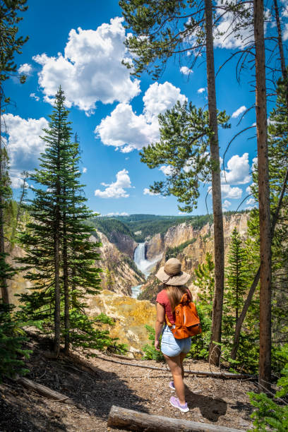 istock Woman enjoying time in the mountains. 1462773587