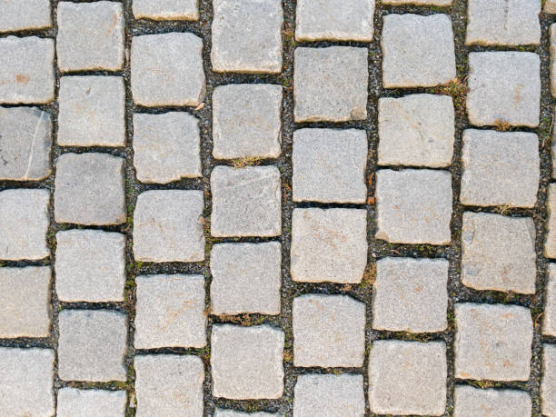 istock Background of cobblestone, top view. 1462781772