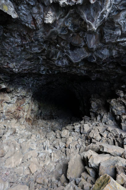 monumento nazionale di lava letti - lava beds national monument foto e immagini stock