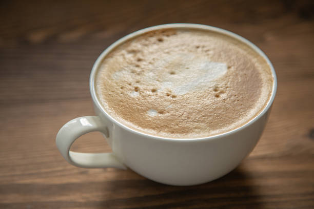 istock Big, white cup of coffee cappuccino 1462821969