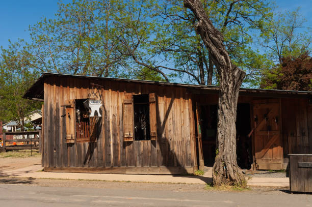 Old Blacksmith shop stock photo