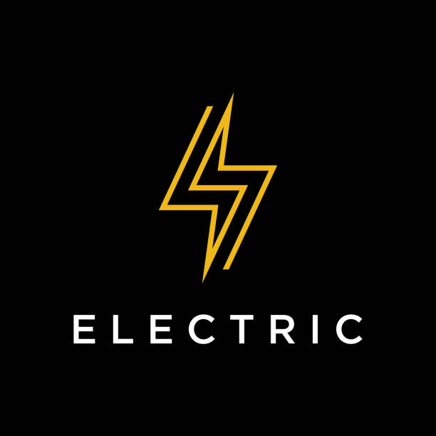 Creative electric or natural energy flash or lightning symbol template,creative,thunderbolt symbol.symbol for electricity, business and company. Creative electric or natural energy flash or lightning symbol,thunderbolt symbol.symbol for electricity, business and company. electric logo stock illustrations