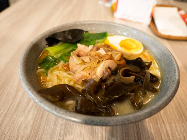 istock A bowl of ramen on a wooden table 1462853632