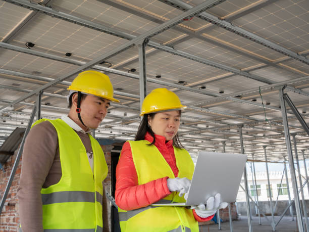 istock Reduce emissions, use solar energy to generate electricity 1462906238