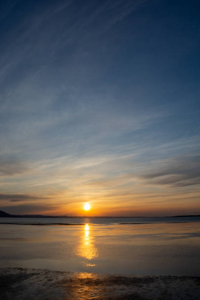 istock Beautiful sunset at the lake 1462915776