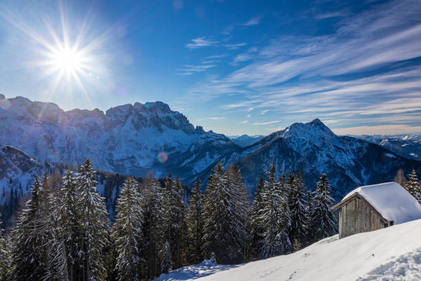 istock Lussari mountain in the Julian Alps 1462917630