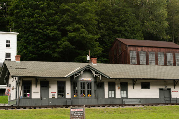istock Scenic train station, Cass, West Virginia 1462936850