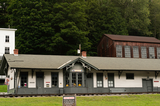 Tourist train station, Cass, West Virginia