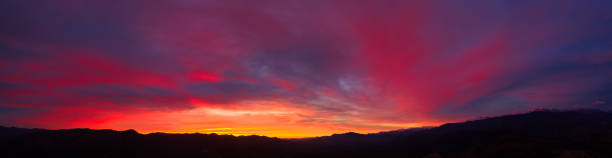 istock A wonderful dawn above the clouds. Natural background 1462956672