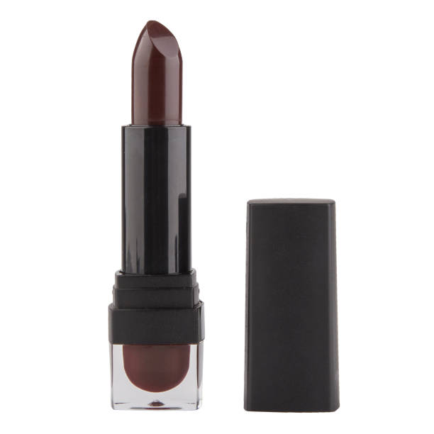 istock Open lipstick in a black case on a white background 1462962379
