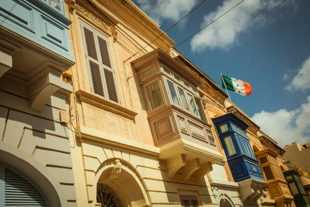 istock Closeup of a beautiful building in Malta 1462980908