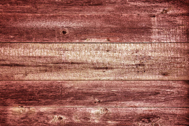 Old orange boards, texture. The wooden surface is aged naturally. Abstract natural background.