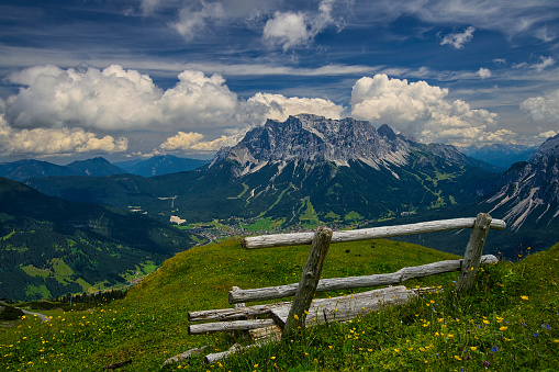 A beautiful shot of a wonderful mountain landscape in Bavaria, Germany