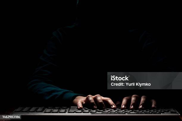 Black Information Technology Stock Photo - Download Image Now - Scammer, Technology, IT Support