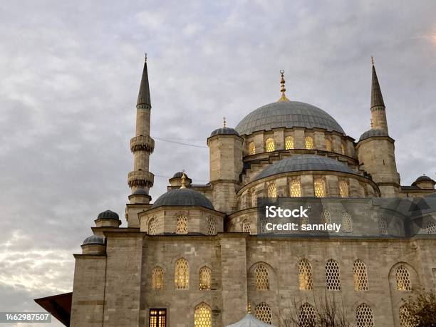 Turkey Istanbul Yeni Cami Mosque In Eminonu District Stock Photo - Download Image Now