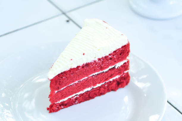 istock red velvet cake , red cake or layer cake 1462990602
