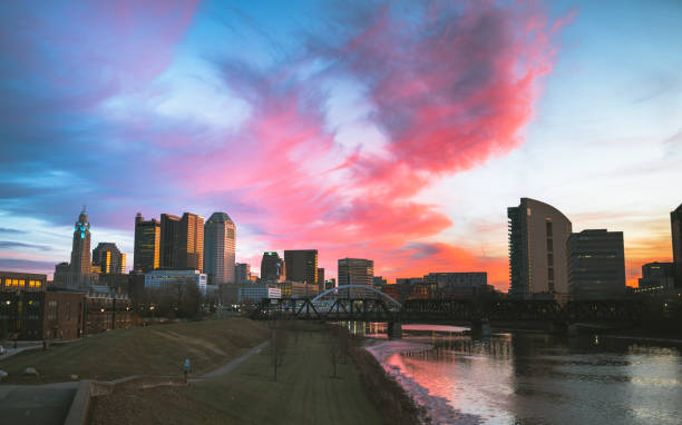 istock Pittsburgh skyline during a beautiful sunset in the evening in Pennsylvania 1462997140