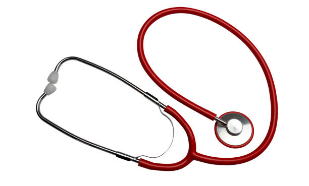 istock banner or red stethoscope isolated, white background 1463036990