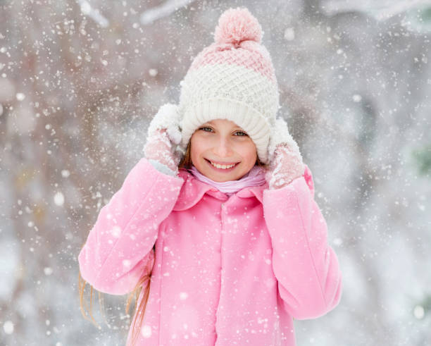 istock Girl grinning happily in the forest 1463048417